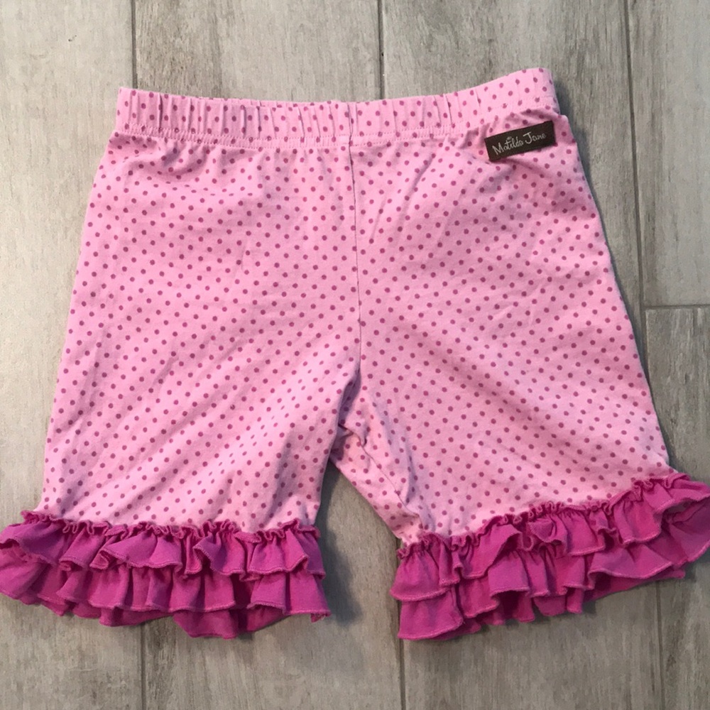 Matilda Jane girls ruffle shorties size 10